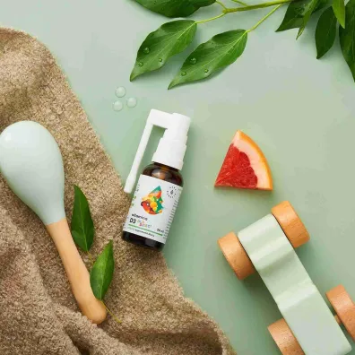 Aura Herbals Witamina D3 dla dzieci Vegan - suplement diety 30 ml