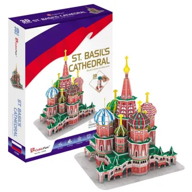 Puzzle 3D 92 el. Katedra �w. Wasyla Cubic Fun