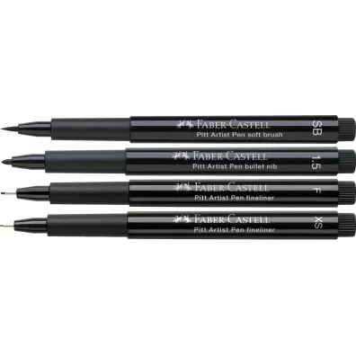 Faber-Castell Zestaw pit artist pen do rysowania komiks�w The famazings- father 4 szt.