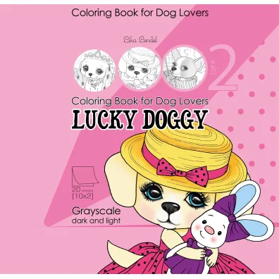 Kolorowanka antystresowa 200x200 Lucky Doggy 2