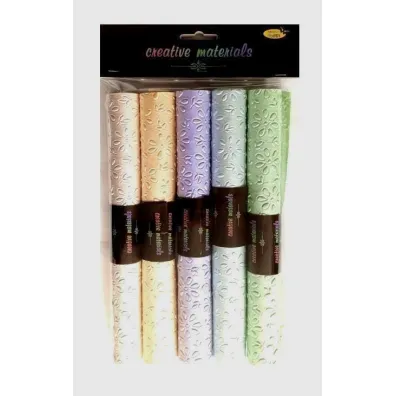 Galeria Hobby Karton czerpany t�oczony 200g, 25x35cm, 5 arkuszy