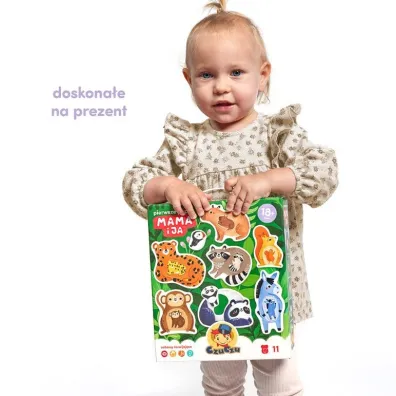 CzuCzu Pierwsze puzzle Mama i ja 18 m.  dwuelementowe uk�adanki Bright Junior Media