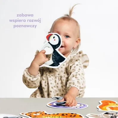 CzuCzu Pierwsze puzzle Mama i ja 18 m.  dwuelementowe uk�adanki Bright Junior Media