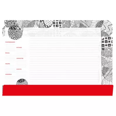 Tetis Podk�ad na biurko notes B3 - mandala do kolorowani