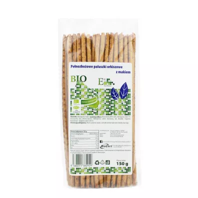 Paluszki Bio Paluszki orkiszowe pe�noziarniste z makiem 150 g Bio