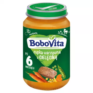 BoboVita Zupka warzywna z cielcin po 6 miesicu 190 g