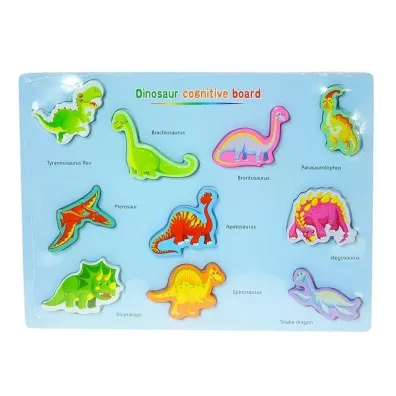 Uk�adanka puzzle drewniane dinozaury Adar