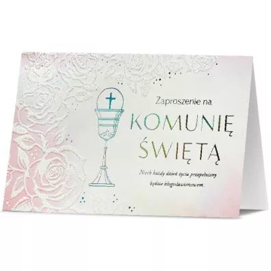 Zaproszenie Komunia (5szt)