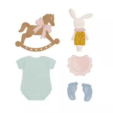 Dalprint Zestaw wykrojnikw - Baby 6szt