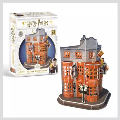 Puzzle 3D 62 el. Magiczne dowcipy Weasleyw na Poktnej Cubic Fun