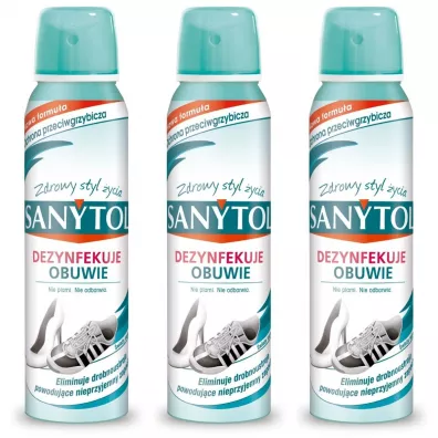 Sanytol Dezynfekuj�cy dezodorant do obuwia Zestaw 450 ml