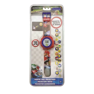 Super Mario Zegarek projektor Mario Kart z 20 obrazami do wy�wietlenia DMW050NI