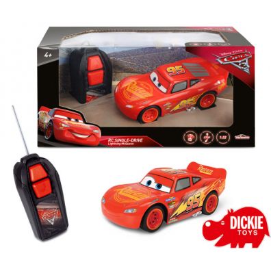 Auta 3 RC Zygzak McQueen 14cm Dickie Toys