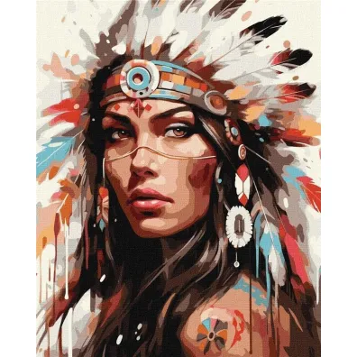 Ideyka Malowanie po numerach - Legenda plemienia 40x50cm