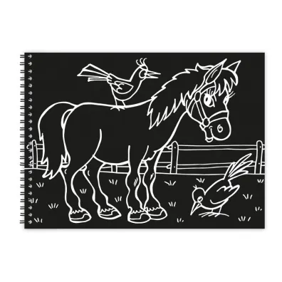 MFP Wydrapywanka t�czowa 14x10 cm, 10 arkuszy