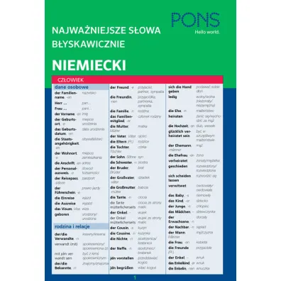 Niemiecki Najwa�niejsze s�owa b�yskawicznie PONS