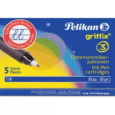 Pelikan Griffix Roller wkad niebieski 5 szt.