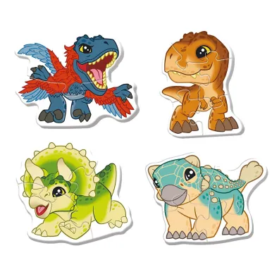Puzzle Baby Classic - Urocze dinozaury Trefl