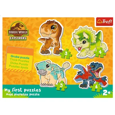Puzzle Baby Classic - Urocze dinozaury Trefl