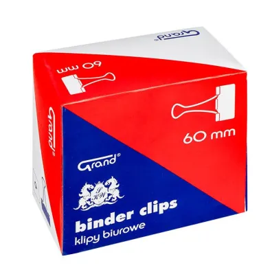 Grand Klipy biurowe 60mm 6 szt.