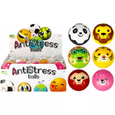 Pi�ka antystresowa 6 cm Zwierz�tka Mega Creative