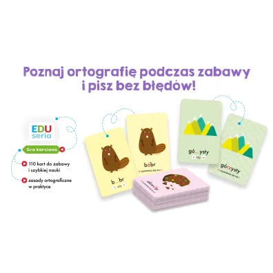 EDUseria. Ortografia. Gra karciana Kapitan Nauka