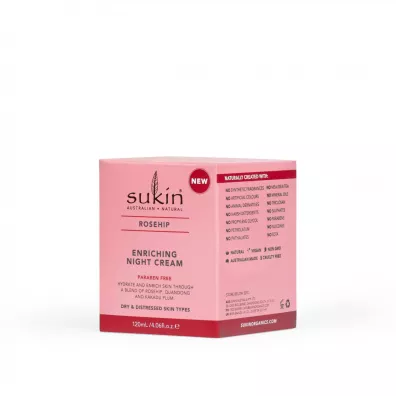 Sukin Rosehip Wzbogacaj�cy krem do twarzy na noc 120 ml