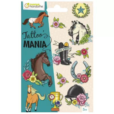 Tatua�e Tattoo Mania Jazda konna Avenue Mandarine