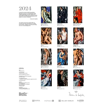 Kalendarz luksusowy 2024. Tamara de Lempicka