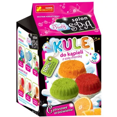 Kule do kpieli z sol morsk. Cytrus. orzewienie Ranok-Creative