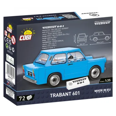 Cars Trabant 601 72 klocki