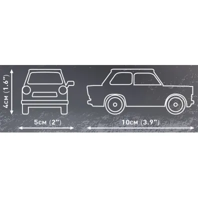 Cars Trabant 601 72 klocki