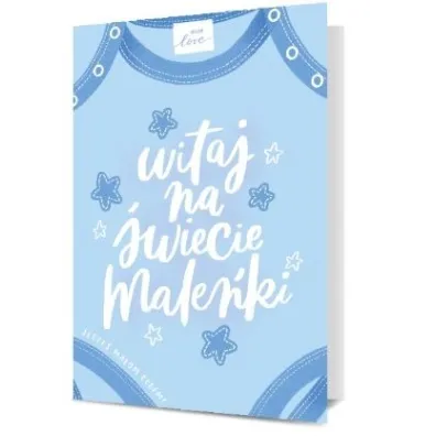 Pan Dragon Karnet B6 Narodziny niebieskie - witaj na �wiecie male�ki K.B6-1811