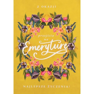 Karnet okazjonalny B6 z kopert� Emerytura PAN DRAGON KB6-1875