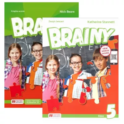 Pakiet Brainy. Klasa 5. Ksi��ka ucznia oraz zeszyt �wicze�. J�zyk angielski. Szko�a podstawowa - Nick Beare, Katherine Stannett