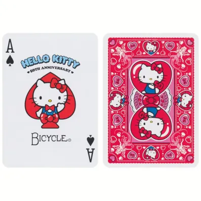 Bicycle Hello Kitty, karty do gry Quint
