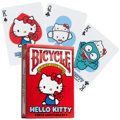 Bicycle Hello Kitty, karty do gry Quint