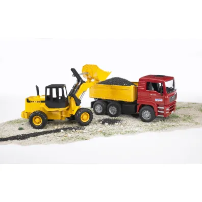 MAN TGA wywrotka z �adowark� Bruder