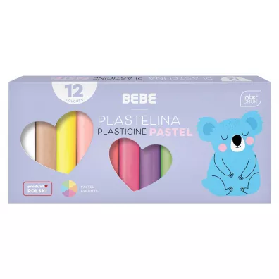 Interdruk Plastelina B&B Pastel 12 szt.