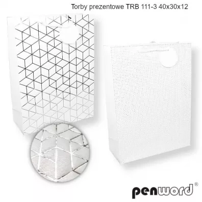 Penword Torebka prezentowa 40x30x12cm MIX