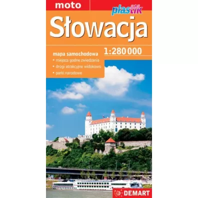 S�owacja. Mapa samochodowa 1:280 000. Plastik