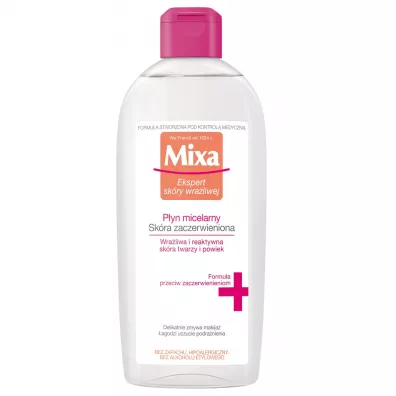 Mixa Pyn micelarny skra zaczerwieniona 400 ml