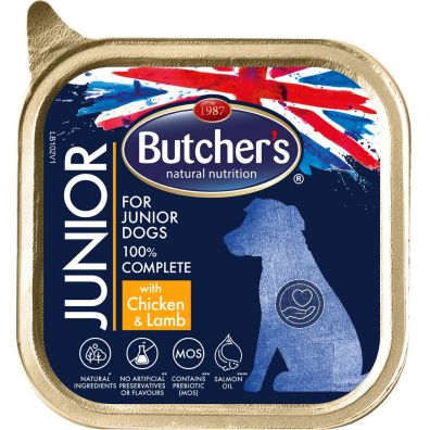 Butchers Functional Junior Pasztet z kurczakiem dla psów 150 g