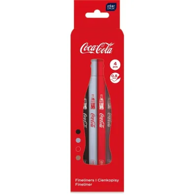 Interdruk Cienkopisy 0,8mm Coca-Cola 4 kolory