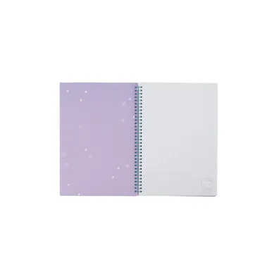 Patio Ko�obrulion A4 100k.w kratk� metalowa spirala Hello Kitty pink wz�r 1