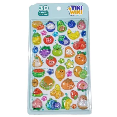 Kiddisvit Naklejki 3D Crystal Owoce