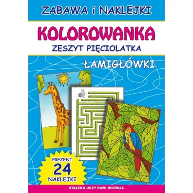 Kolorowanka. Zeszyt pi�ciolatka. �amig��wki - Beata Guzowska, Marta Bindek