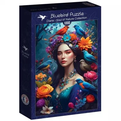 Puzzle 1000 el. Kolekcja natury - Diana Bluebird Puzzle