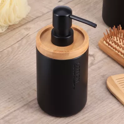 Tendance Dozownik na mydo Loudis Black Czarny 280 ml