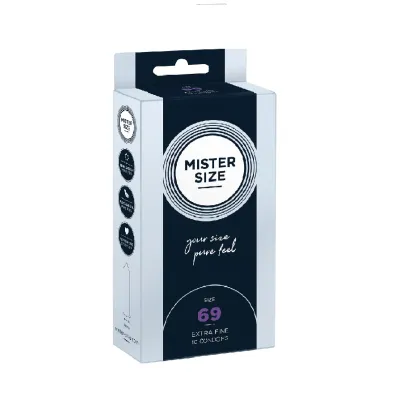 Mister Size Condoms prezerwatywy dopasowane do rozmiaru 69mm 10 szt.